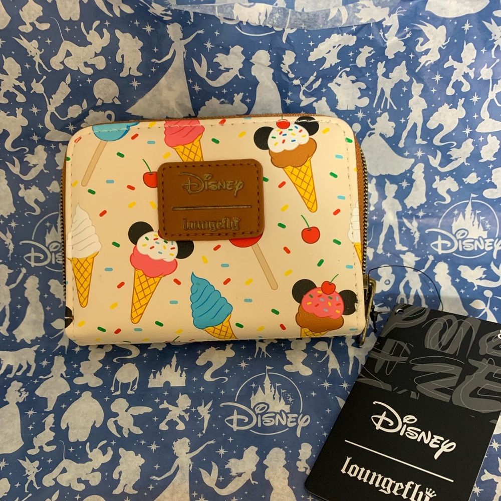 Disney’s Loungefly Mickey Mouse Ice Cream Wallet